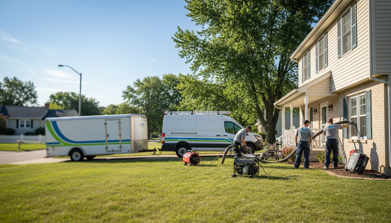 Flooded Basement Restoration And Cleanup With Repair in Churchville, MD near me
